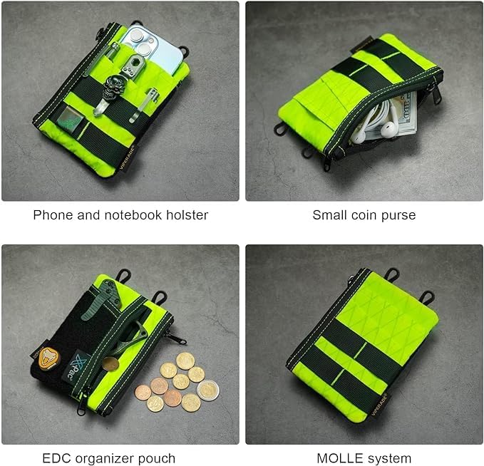 VIPERADE VE16 X-pac Multitool Organizer - 7 Pocket EDC Pouch for Everyday Carry, Men's Wallet