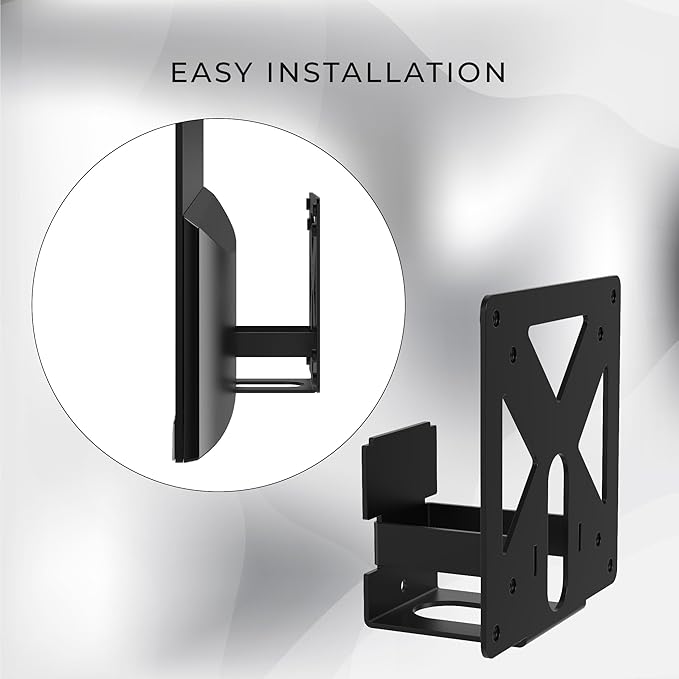 HumanCentric VESA Mount Compatible with HP M24h, M27h, 524sh, 524da and 527sh Monitors, M-Series Models Only, Bracket Mounts Monitor to Stand, Arm, 75x75mm and 100x100mm Pattern, Hardware Included