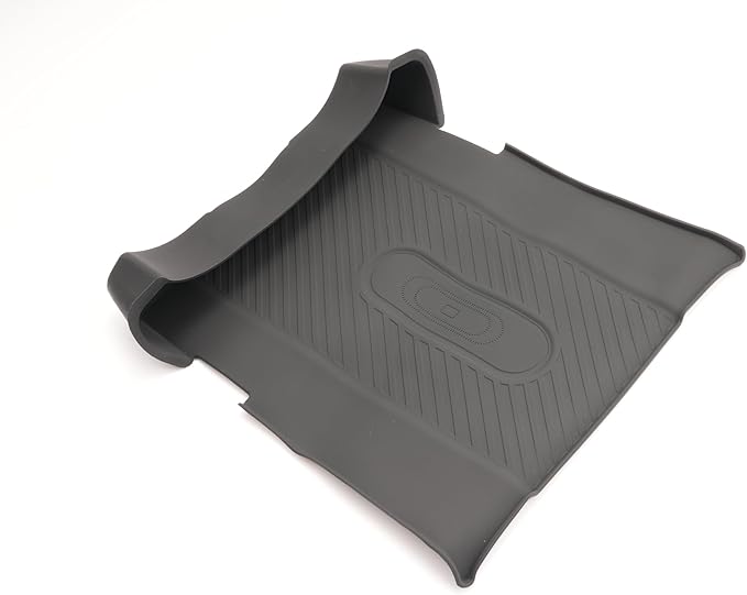SXCY 3PCS for 2025 2026 Mini Cooper Cup Holder Insert +Car Door Storage Wireless Charging Mat [F65 F66 Gas Version Only] for 2025 2026 Mini Cooper Accessories 2026 Cooper Interior Protect Storage