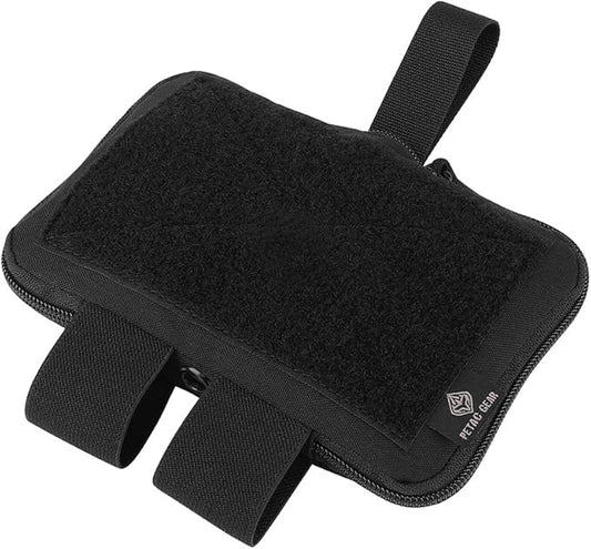 PETAC GEAR Tactical Medical Pouch Compact Admin Belt Pouch EMT First Aid Pouch IFAK Utility Pouch Trauma Kit Organizer Tourniquet Holder