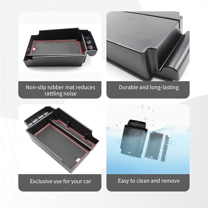 CDEFG Center Console Accessory Organizer for 2019 2020 2021 2022 2023 2024 2025 2026 Chevy Blazer Armrest Storage Box 2019-2026 Chevy Blazer Accessories (NOT for Blazer EV)