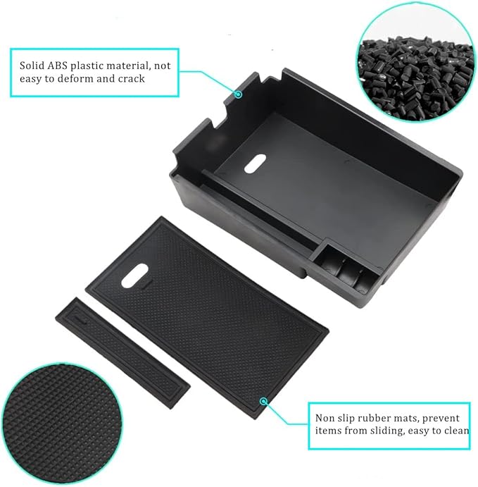MARCHFA Center Console Organizer Tray Compatible for 2023 2024 2025 2026 Kia Sportage Hybrid X PRO SX Prestige Accessories Armrest Storage Box Oragnizer Tray Insert