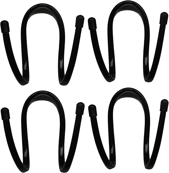 Flexible Over The Seat Hard Hat Rack Hard Hat Holder Hard Hat Hanger for Vehicle Truck Car Headrest Hangers - Universal Adjustable Hooks for bags, Coats, Purses - 4 Pack - No Hard Hat