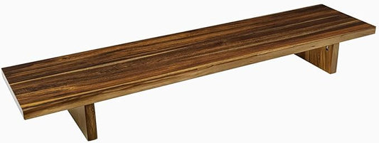 Desky Monitor Stand – Ergonomic Wood Riser for Single or Dual Monitors, Desk Shelf Organizer to Elevate Screen Height – Pheasantwood Hardwood