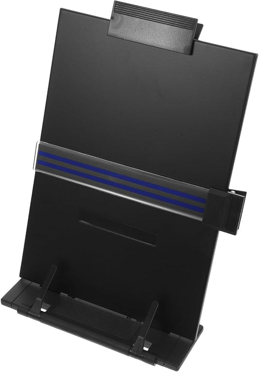 Tofficu Adjustable Document Holder Portable Reading Stand for Desk Lightweight Paper Holder for Comfortable Reading Posture for Home and Office Use