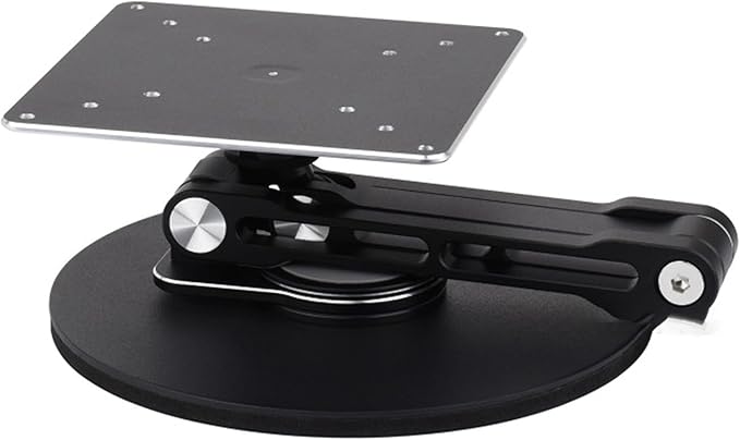 VESA Portable Monitor Stand, Compatible with Monitors Up to 19inch, Supports 50 x 50/75 x 75/100 x 100 (mm) VESA Mounting Holes, Supports Multi-Axis Rotation, Adjustable & Foldable