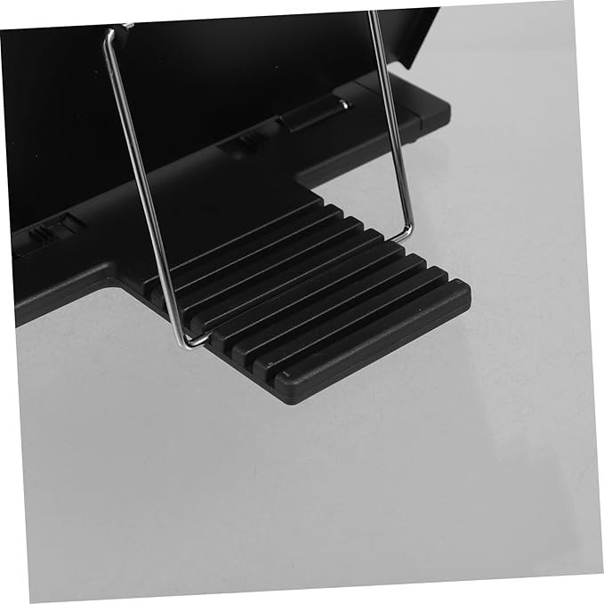 OSALADI Adjustable Document Book Holder Versatile Clip Stand for Reading Typing Copying for Home Office School Library Use Lightweight Portable Document Stand