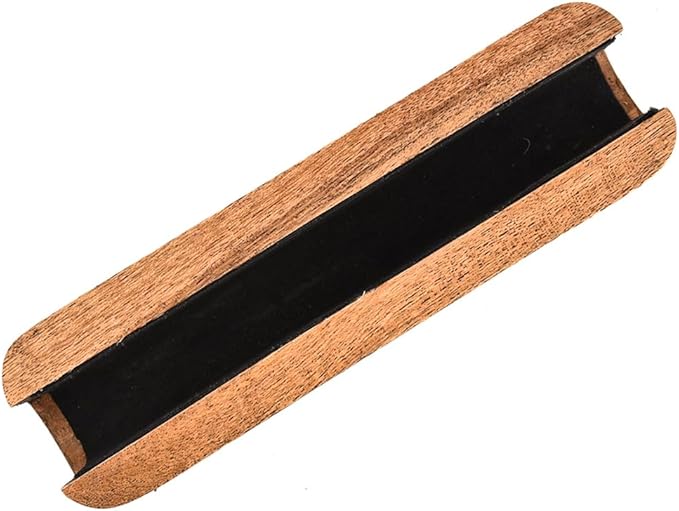 Laptop Stands Acacia Wood Vertical Laptop Stand for Desk | Universal Holder for All Laptops & Notebooks (8" x 2.3" x 2.5")