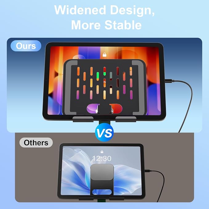 Magnetic Charging Station for Apple Multiple Devices, Wireless Charger with Clock & Light, Foldable Wired Charging Stand for iPad/Tab, Mag-Safe Charger for iPhone 17, for Apple Watch for AirPods