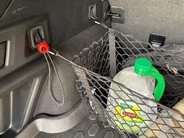 Rear Trunk Organizer Cargo Net for Subaru Outback 2000-2025 – 3 Pockets Envelope Style Cargo Net for Wagon – Premium Mesh Elastic Car Trunk Organizer–Compatible with Outback