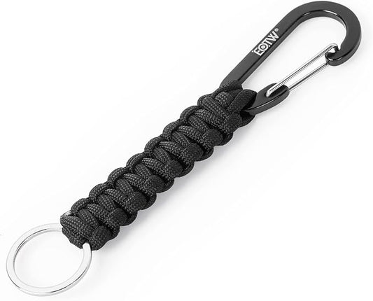 EOTW Carabiner Keychain,Paracord Keychain Small Aluminum Clip D Ring for Camping, Hiking, Fishing, Or As A Key Organizer