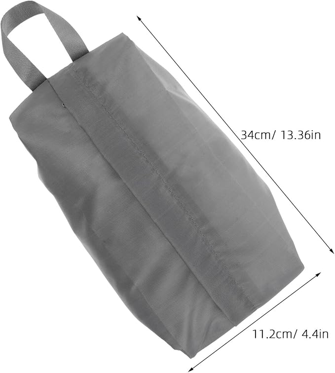 5pcs Waterproof Underwear Travel Bags with Portable Handle Gray Canvas Pouch Suitcase Packing Organizer for Women
