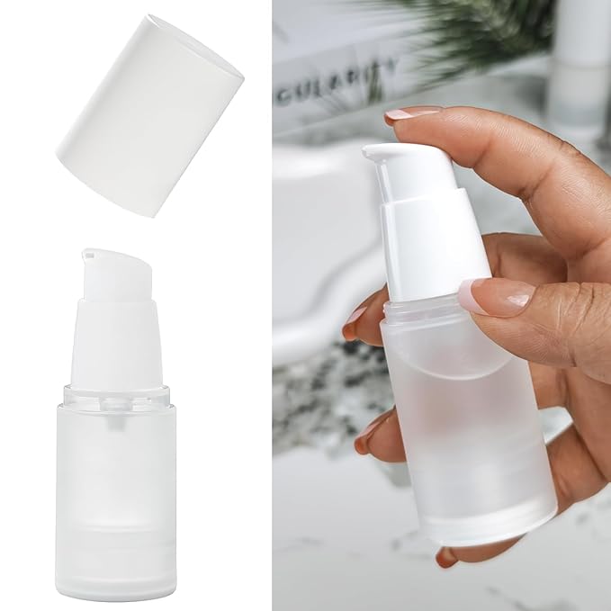 Travel Bottles for Toiletries,14pcs,Toiletry Bag,Airless Pump Bottles,Dropper Bottles,glass jars,Spray bottle,Leak Proof&Refillable,TSA Approved