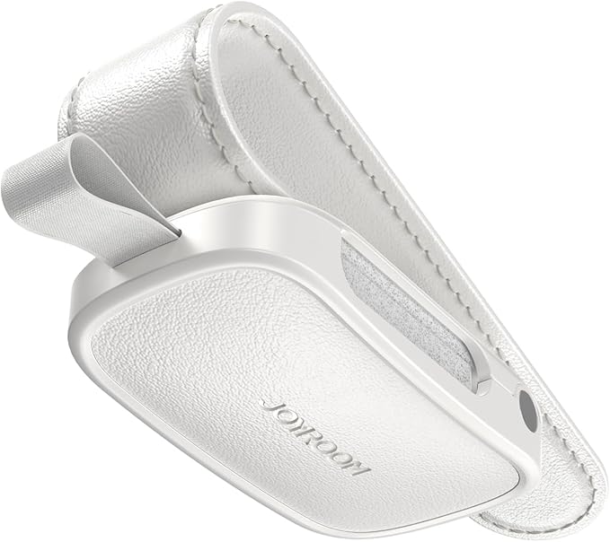JOYROOM Sunglass Holder for Car Magnetic Visor Sunglasses Holder Clip (White)
