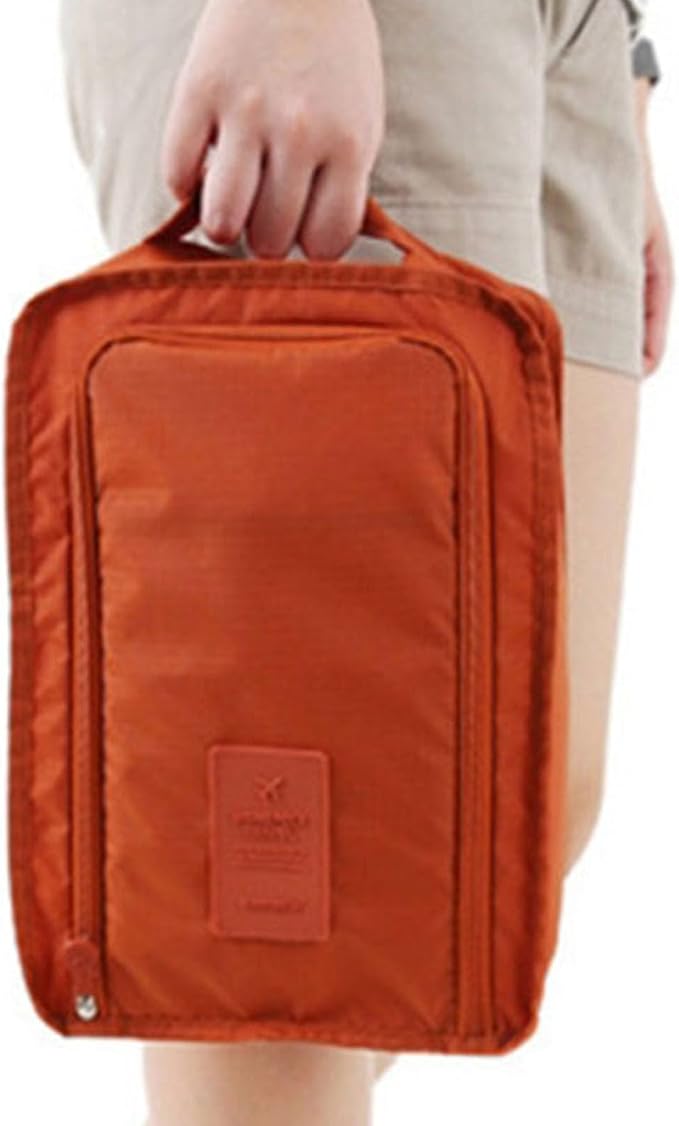 Multipurpose Travel Shoe Organiser Polyester Carryall with Separate Compartments for Gym Essential Practical Shoe