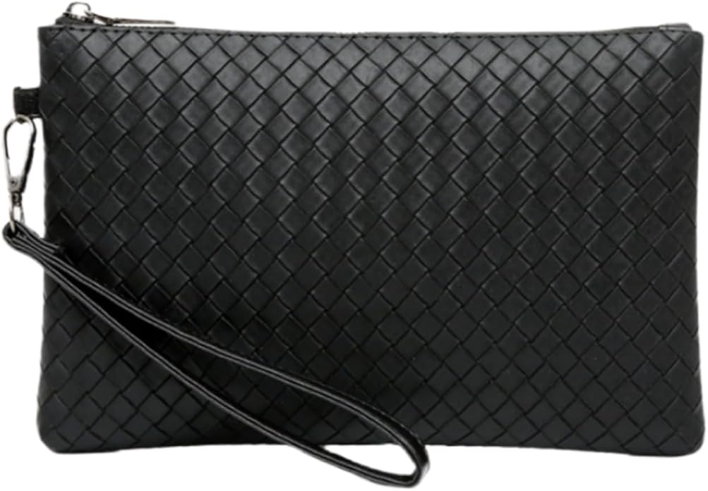 Mens Clutch Bag Man Purse Handbag 9.5-11 inches Large Hand Bag Big Clutch Wallet