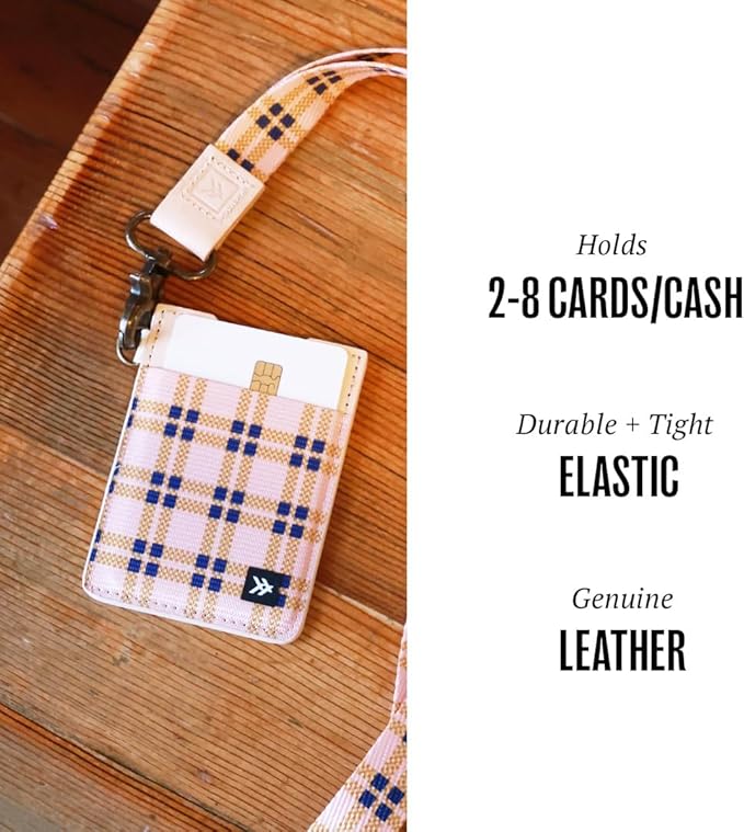 Thread Wallets Ultra Slim Minimalist Leather Card Holder Wallet (Willow)