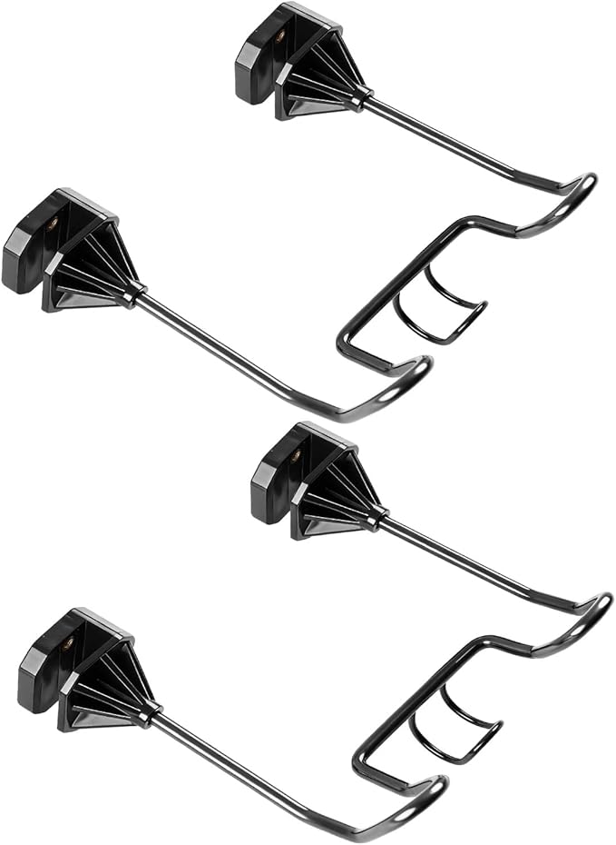 2 PCS Triple Hook Hard Hat Holder for Truck Seat Heavy Duty Metal Hard Hat Accessories Holder for Truck SUV Car Seat to Keep Helmet Safety Vest Bag Caps Car, Seat Back Hanger for Men Women