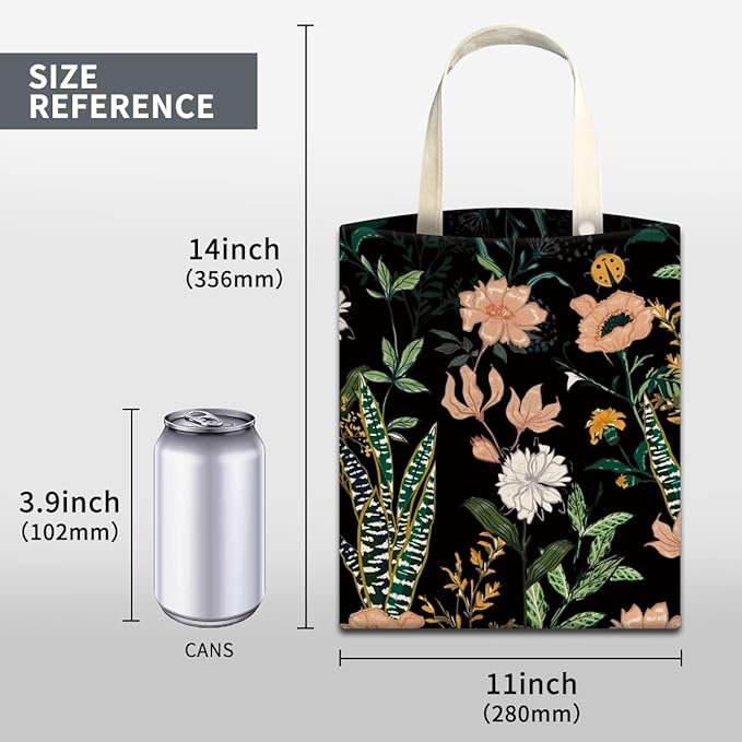 Car Trash Can, Cute Car Trash Bag, Hanging Car Organizer and Storage Bag, Trash Bin for Car Accessories, Vehicle, Travelling, Camping Cute Dark Flower