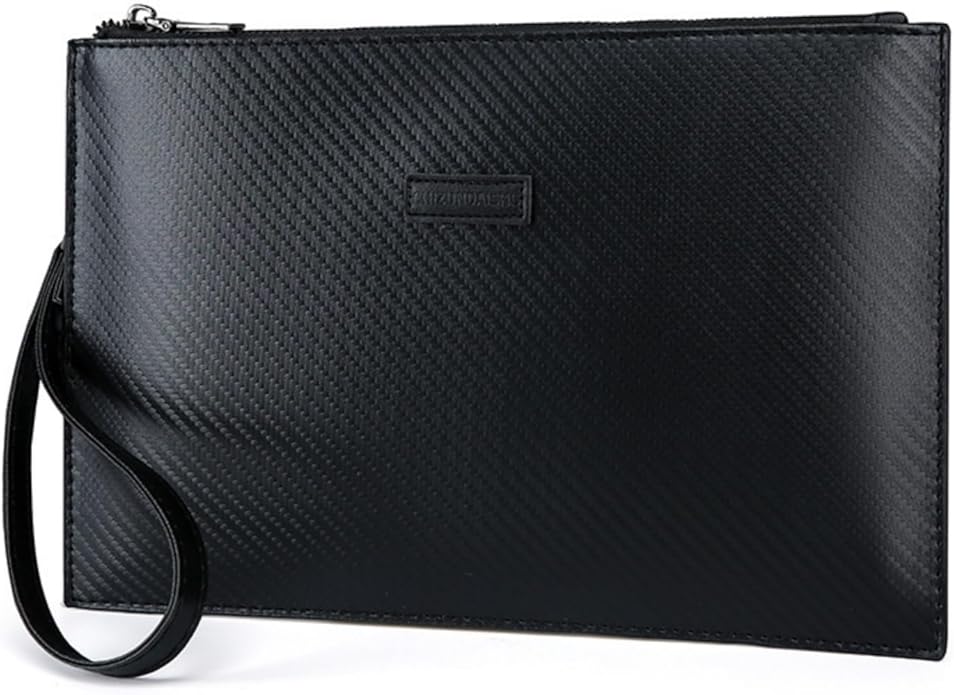 Mens Clutch Bag Man Purse Handbag 9.5-11 inches Large Hand Bag Big Clutch Wallet