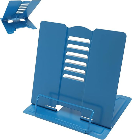 Metal Book Stand Adjustable Book Holder for Reading