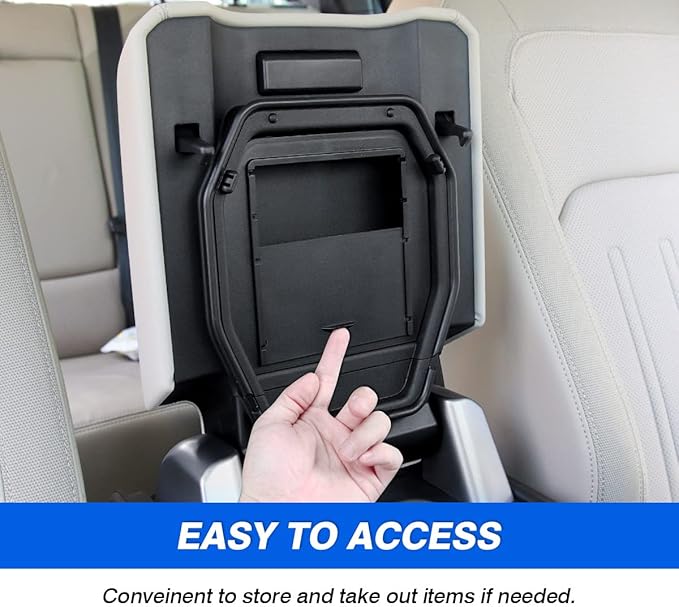 Karltys Center Console Hidden Organizer for Land Rover Defender Accessories Defender 90 110 130 2020-2025 2026 Armrest Hidden Storage Box Compartment