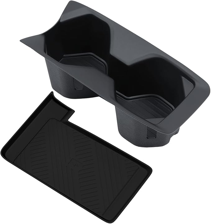 Wireless Charging Mat and Cup Holder Insert Compatible with 2025 2026 Toyota Camry, Center Console Liner Anti-Slip Protective Pad Drink Holder Cover for 9th Gen Camry Accessories