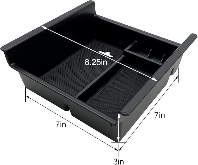 JOJOMARK Compatible with Toyota 4Runner Accessories Center Console Tray Organizer Armrest Box Storage Fit for 4Runner 2010-2019 2020 2021 2022 2023 2024 (Console Organizer)