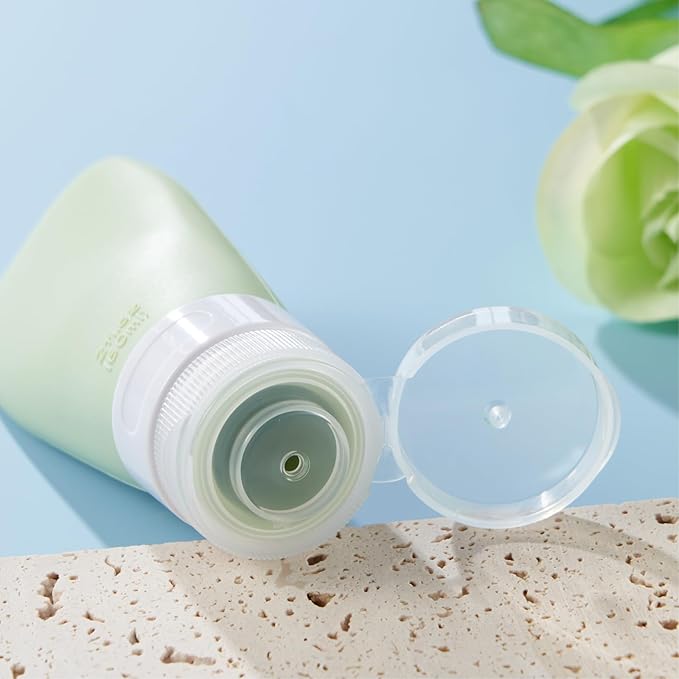 INSFIT Travel Bottles for Toiletries, TSA Approved 3oz Travel Size Containers, BPA Free Leak Proof Squeezable Silicone Tubes for Shampoo Conditioner Lotion Body Wash with Labels