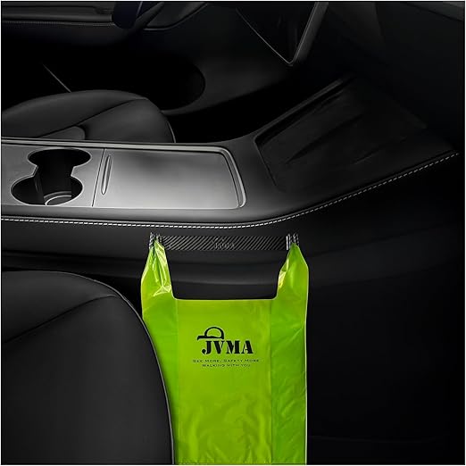 JVMA Car Trash Bags – Super Strength, Leakproof, Smell Proof Hanging Garbage Bags for Car, Truck, SUV, RV & Vehicle – Green, 50 Count Automotive Trash Bags 1 Gallon
