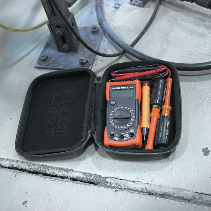Klein Tools 5184 Hard Case for Tools, Great for Meters, Small Parts, Tech Devices, 8.75 x 2.25 x 6.5-Inch