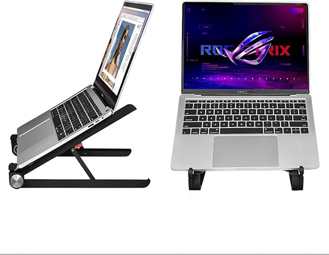 Portable Laptop Stand for Asus ROG Strix Scar 18 16 17 15 Strix G16 G18 G17 G15 15 16 17 18 inch Gaming Laptop.Laptop Stand for Desk,Made of Reinforced Nylon, 304 Stainless Steel and Silicone