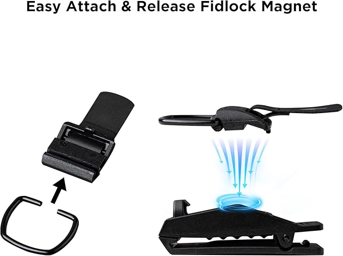 ALPAKA HUB Keychain: Key Organizer with Quick Release System - EDC Tactical Keychain Clip for Belt Backpack & MOLLE - Minimalist Key Holder with Fidlock Magnets - Ideal for Daily Use & Travel