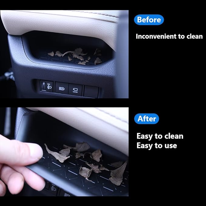 for RAV4 Driver Storage Box Organizer Mat Driver's Interior Insert Tray Center Console Organizer Tray Compatible with Toyota RAV4 2022 Accessories 2021 2020 2019 - Non-Slip Anti-Dust