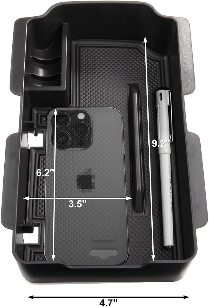 CKE Armrest Box for 11th Gen Civic with CVT Car Center Console Box Storage Organizer Armrest Cover Tray Insert Compatible with Honda Civic 2026 2025 2024 2023 2022 Accessories