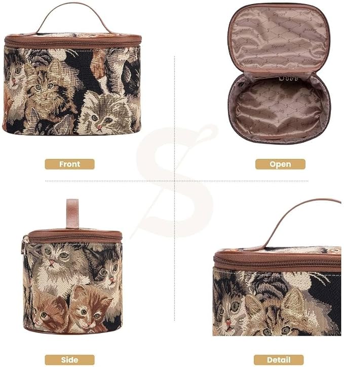 Signare Womens Vanity Bag/Toiletry Case/Make-Up Case, Available in 14 Designs