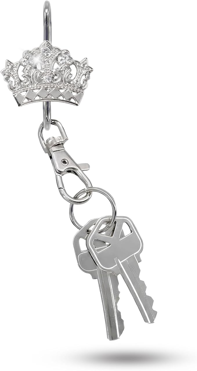 Women’s Bag Charm Key Finder, Car Keychain Hook, Cute Purse Organizer & Tote Bag Accessories, Gifts for Mom - Original
