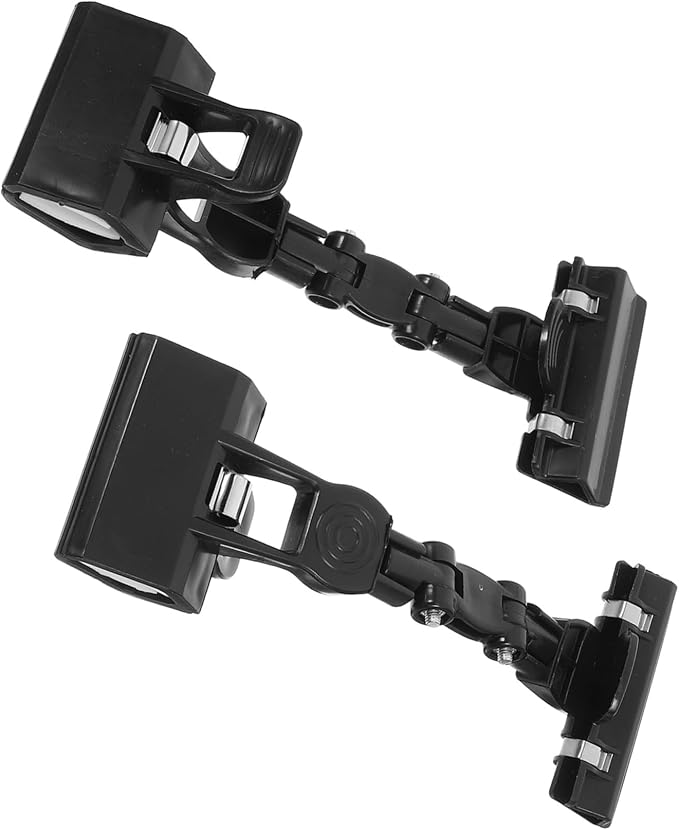 HOMSFOU 2pcs Double Copy Holder Clip Rotatable Painting Clamp for Easy Document Access and Sketching Multi-use Artist Supplies