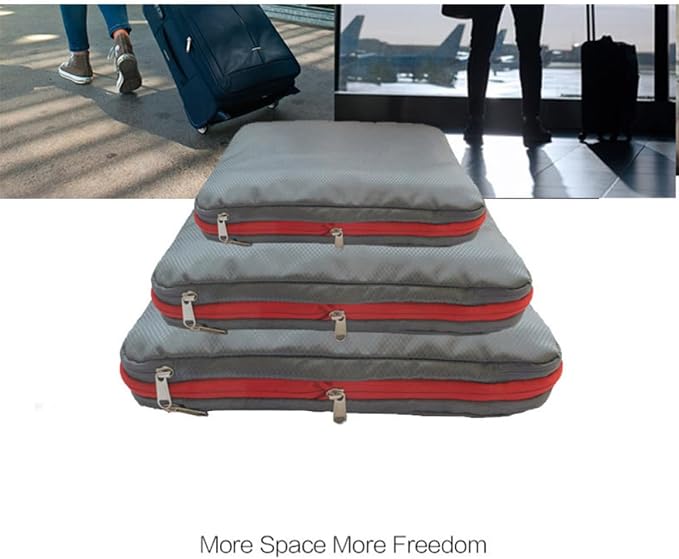 Saving Travel Double Layer Waterproof Compression Nylon Sealed Storage Bag Tearproof Clothes Organizer Organizer, Swimming Music Festivals Travel Packing