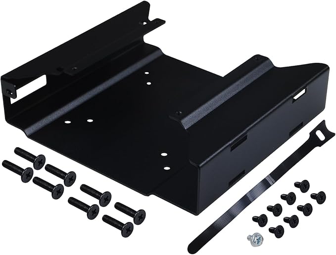 Mini PC Mount for Dell Micro Mount, Wall VESA and Under Desk Mount for 75x75mm or 100x100mm Micro Monitor
