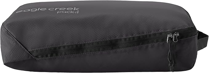Eagle Creek Pack-It Isolate Extended Stay Set - Includes Shoe Sack, M Clean/Dirty Cube, 2x M Isolate Cube & 2x L - Travel Essentials - Black