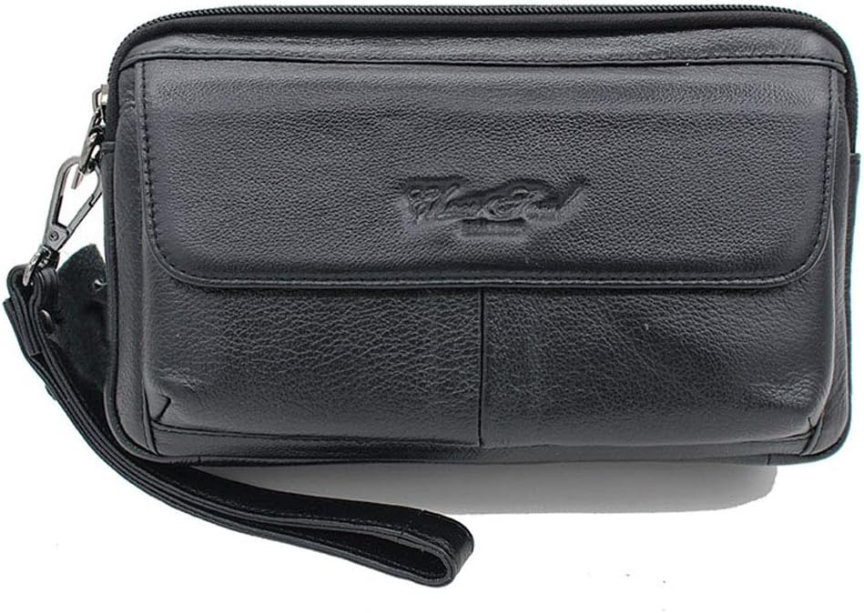 Hebetag Leather Clutch Purse Wallet for Men Organizer Holder Wrist Bag | Organizer, Holder