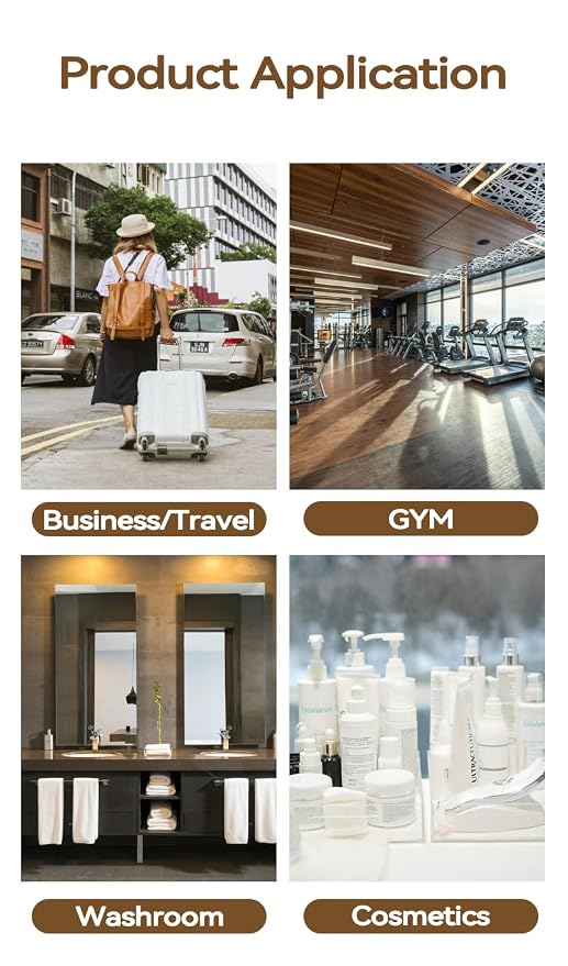 5 packs of toiletries travel bottles, TSA Approval silicone travel containers, leak proof refillable shampoo and conditioner are essential for travel, fitness, business trips, office use(pink)