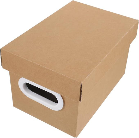 Stackable File Boxes Lids Boxes for Organizing Desktop Storage Basket Sundry Organizer