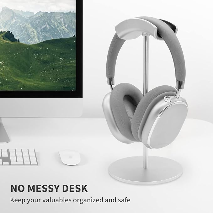 Srhythm Headphone Stand,Metal Headset Holder for Space-Saving and Display