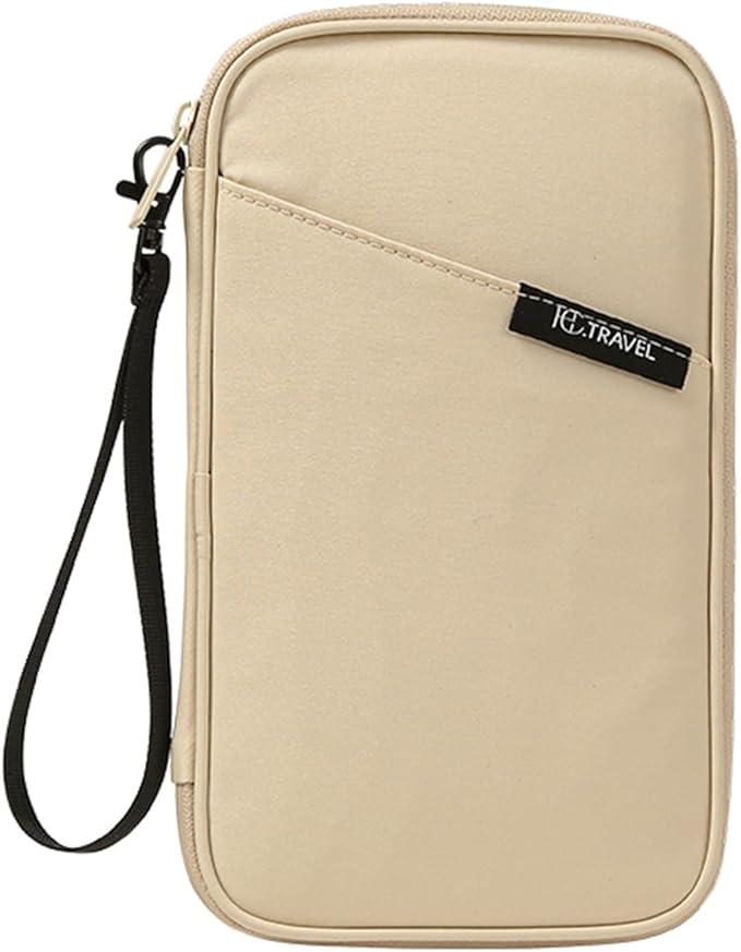 Family Passport Wallet & Travel Document Organizer-Large Capacity, Ultra-Slim Design for Men and Women,Secure Holder for Passports, Boarding Passes, Credit Cards, Cash, Travel Essentials