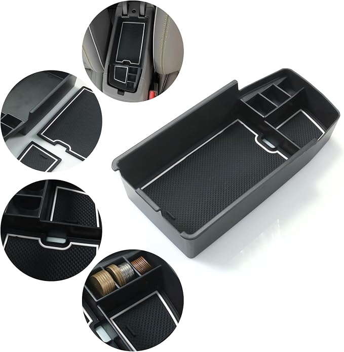 YEE PIN 2024 Bolt EUV Tray Bolt EV Center Console Tray 2023 Bolt EUV Center Console Organizer 2022 Bolt EV Center Console Organizer 2022 2023 2024 Bolt EV Accessories (White)