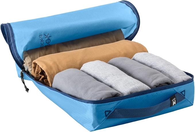Eagle Creek Pack-It Isolate Extended Stay Set - Includes Shoe Sack, M Clean/Dirty Cube, 2x M Isolate Cube & 2x L - Travel Essentials - Travel Essentials - Blue Dawn