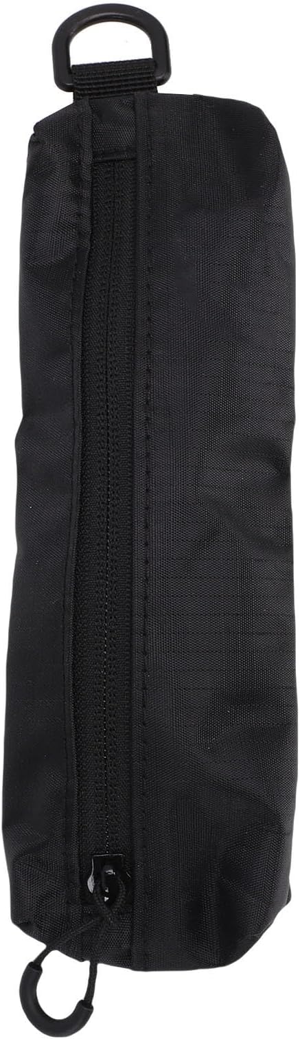 Portable Tool Pouch, Puncture Proof Oxford Fabric with Reliable Zip, Foldable EDC Storage Bag for Small Tools Office Supplies, 19x5.5x3cm