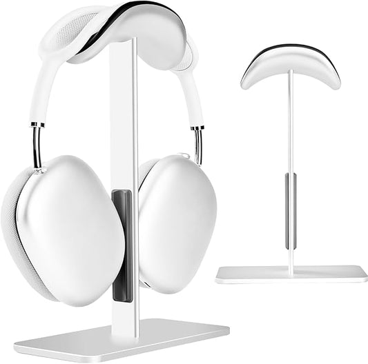 AirPods max Stand with Sleep Mode, Headphone Stand for Desk, Aluminum, Anti-Slip Base, Anti-Scratch Touch Surface(Silver)